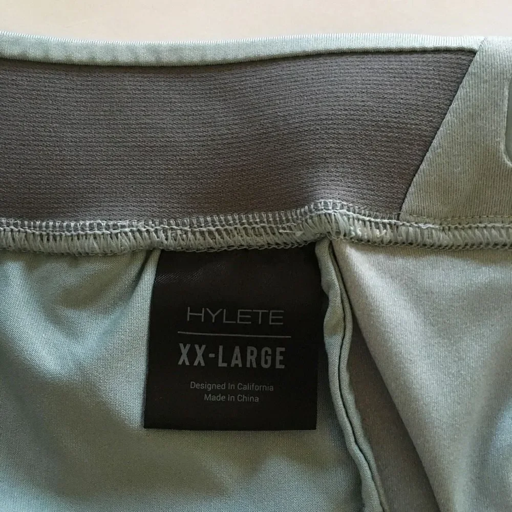 Hylete Athletic Shorts Mens Sz XXL Gray Hiking Gym CrossFit Running